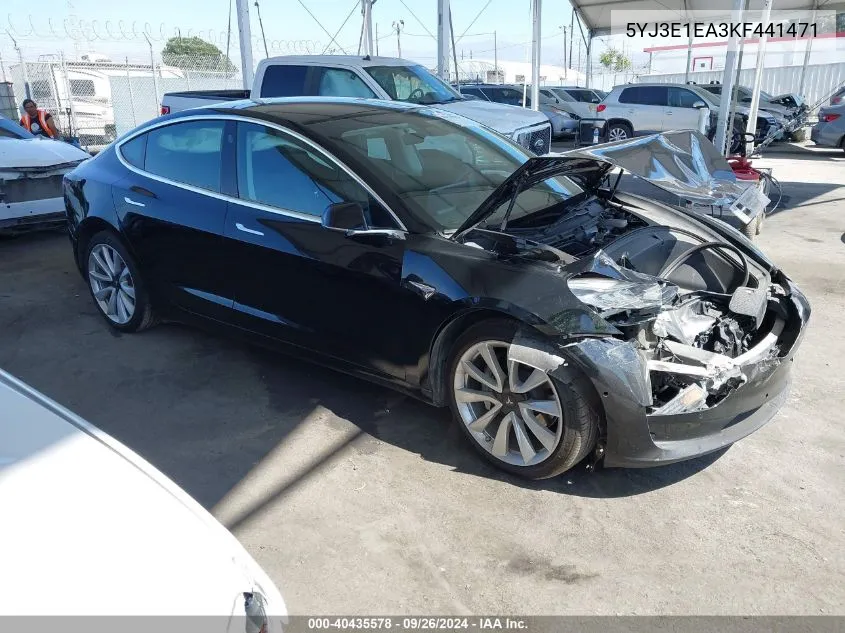 5YJ3E1EA3KF441471 2019 Tesla Model 3