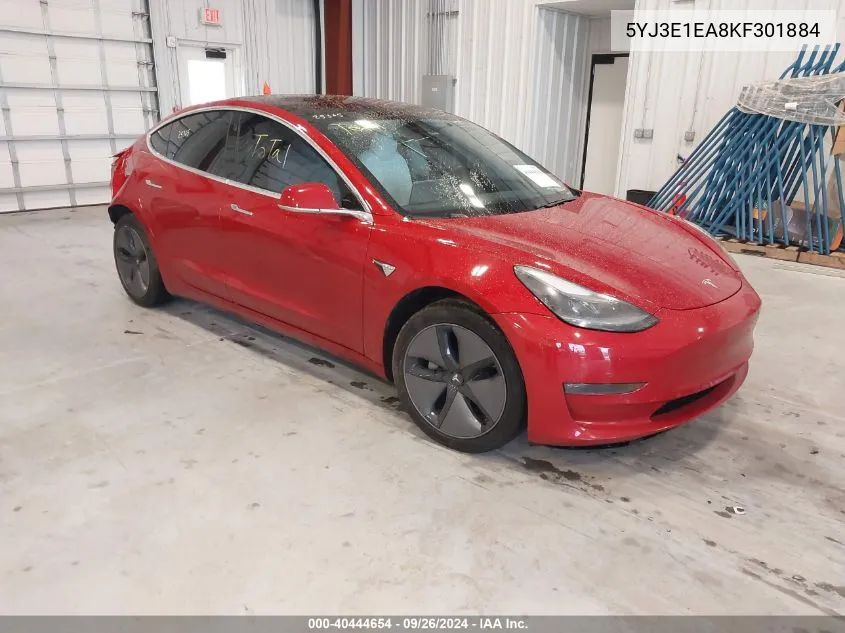 2019 Tesla Model 3 Long Range/Mid Range/Standard Range/Standard Range Plus VIN: 5YJ3E1EA8KF301884 Lot: 40444654