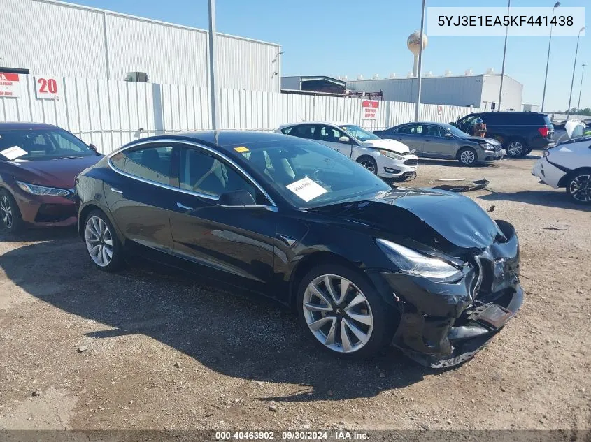 5YJ3E1EA5KF441438 2019 Tesla Model 3 Long Range/Mid Range/Standard Range/Standard Range Plus