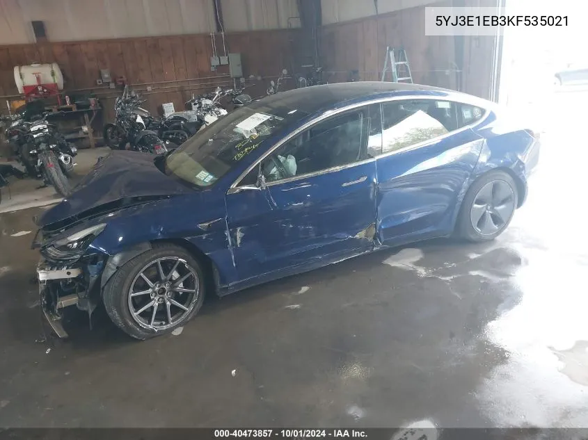 5YJ3E1EB3KF535021 2019 Tesla Model 3 Long Range/Performance