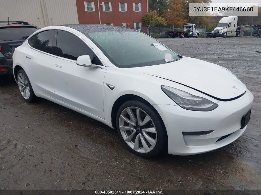 2019 Tesla Model 3 Long Range/Mid Range/Standard Range/Standard Range Plus VIN: 5YJ3E1EA9KF446660 Lot: 40502311