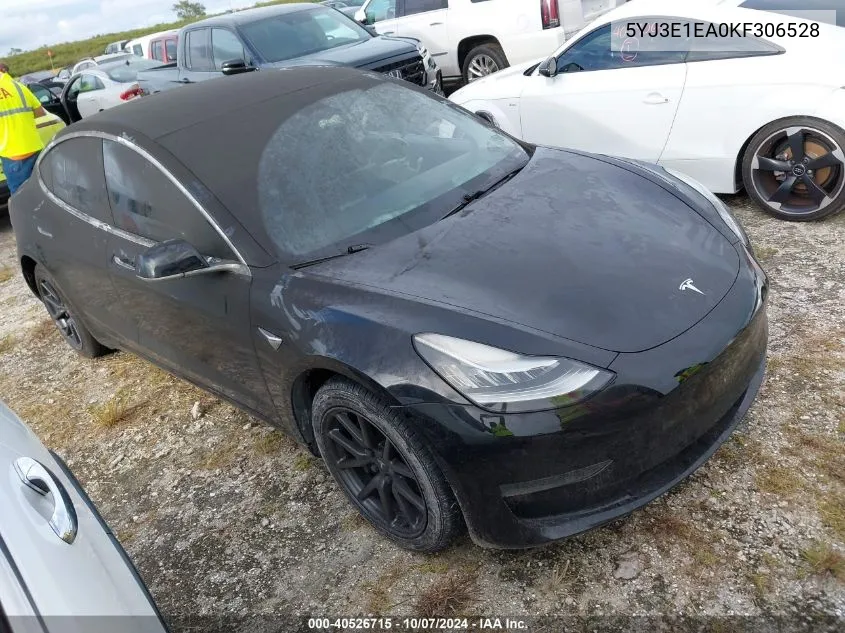 2019 Tesla Model 3 Long Range/Mid Range/Standard Range/Standard Range Plus VIN: 5YJ3E1EA0KF306528 Lot: 40526715