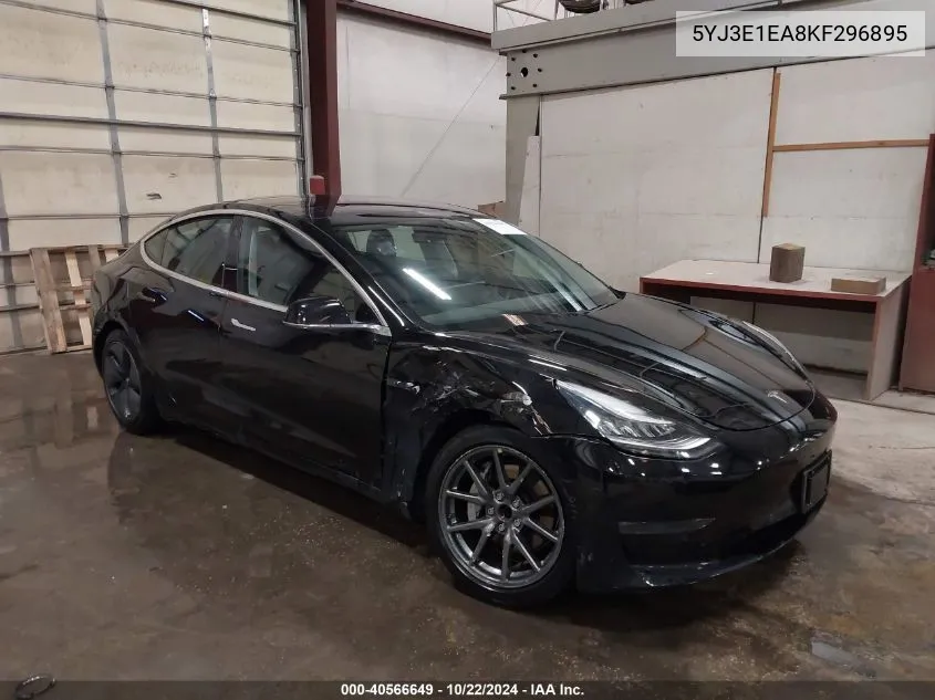 2019 Tesla Model 3 Long Range/Mid Range/Standard Range/Standard Range Plus VIN: 5YJ3E1EA8KF296895 Lot: 40566649