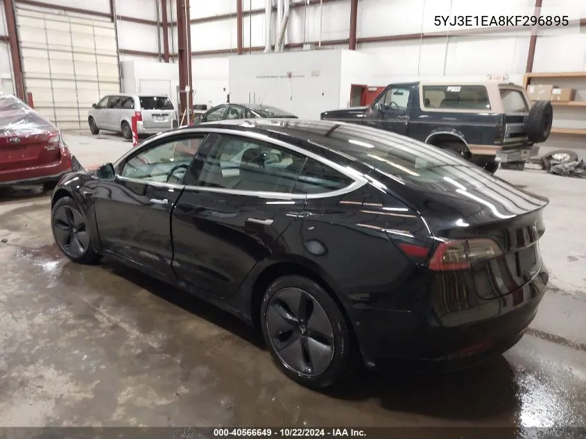 2019 Tesla Model 3 Long Range/Mid Range/Standard Range/Standard Range Plus VIN: 5YJ3E1EA8KF296895 Lot: 40566649