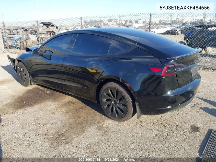 2019 Tesla Model 3 Long Range/Mid Range/Standard Range/Standard Range Plus VIN: 5YJ3E1EAXKF484656 Lot: 40637468