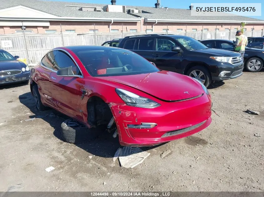 5YJ3E1EB5LF495476 2020 Tesla Model 3