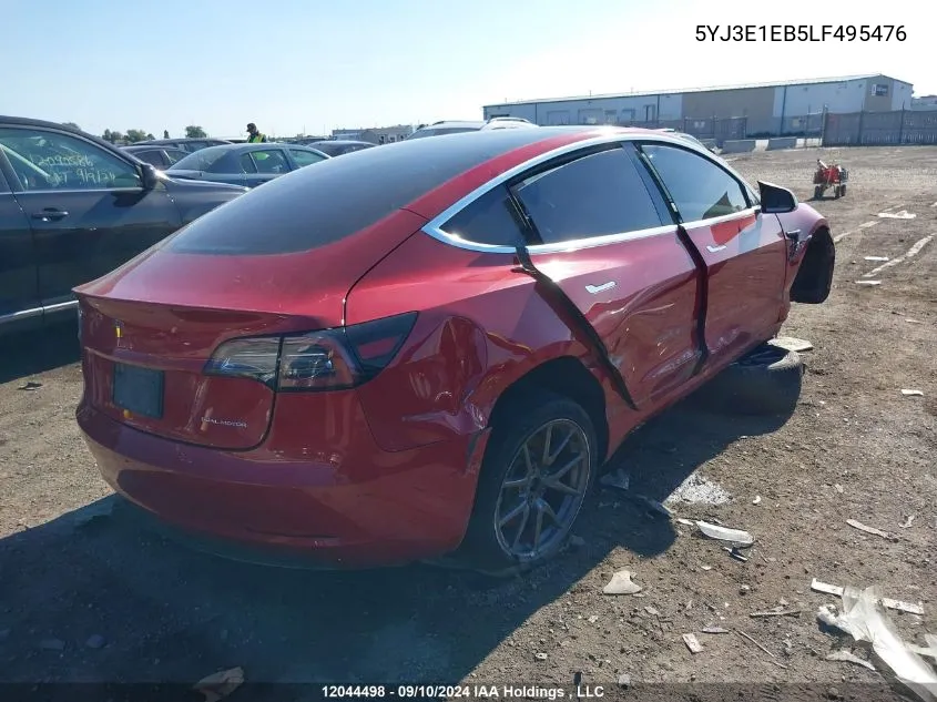 5YJ3E1EB5LF495476 2020 Tesla Model 3