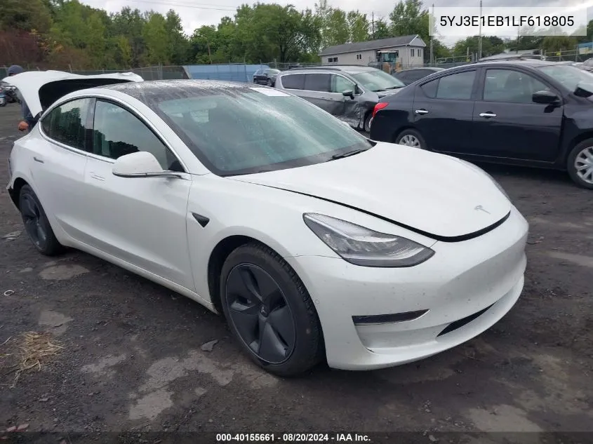 5YJ3E1EB1LF618805 2020 Tesla Model 3