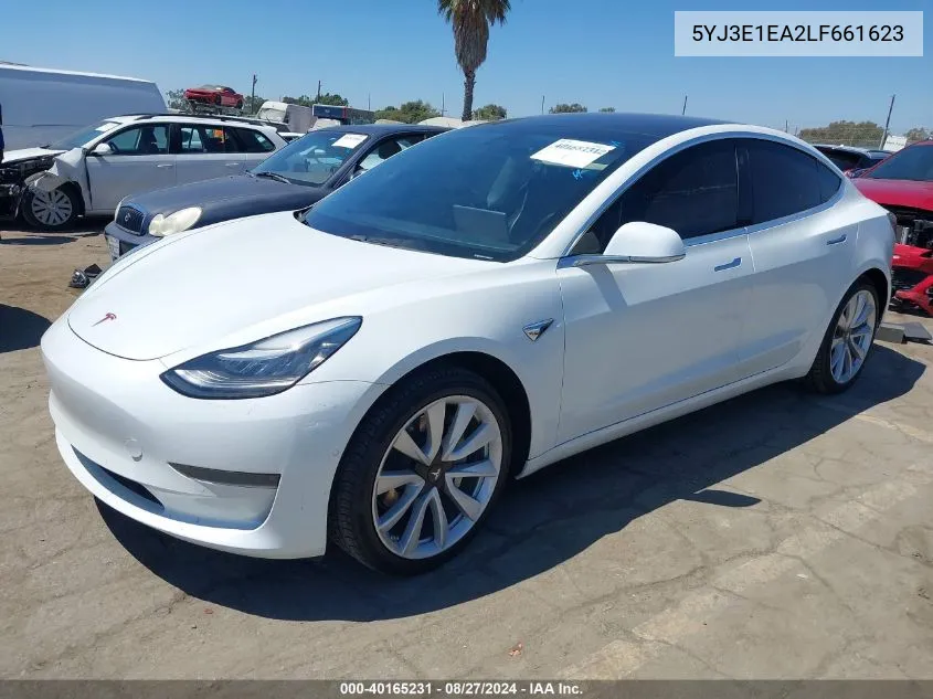 5YJ3E1EA2LF661623 2020 Tesla Model 3 Standard Range Plus Rear-Wheel Drive/Standard Range Rear-Wheel Drive