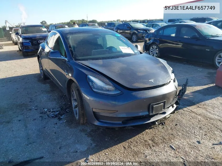 5YJ3E1EA4LF657749 2020 Tesla Model 3 Standard Range Plus Rear-Wheel Drive/Standard Range Rear-Wheel Drive