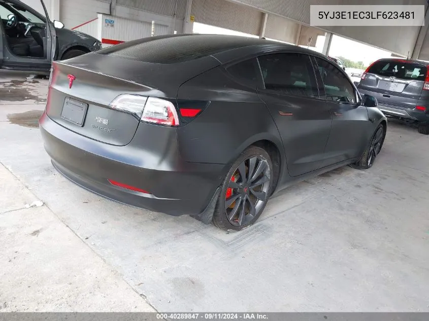 5YJ3E1EC3LF623481 2020 Tesla Model 3