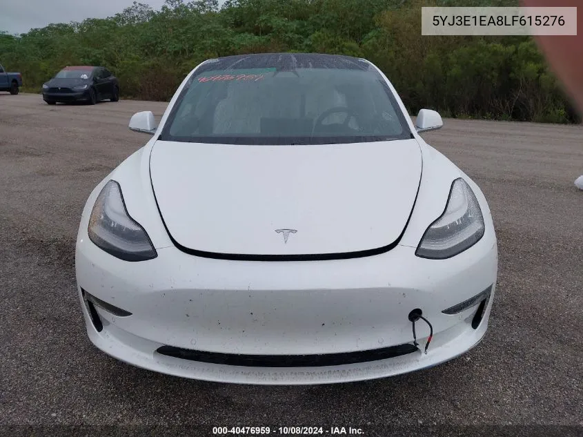 2020 Tesla Model 3 VIN: 5YJ3E1EA8LF615276 Lot: 40476959