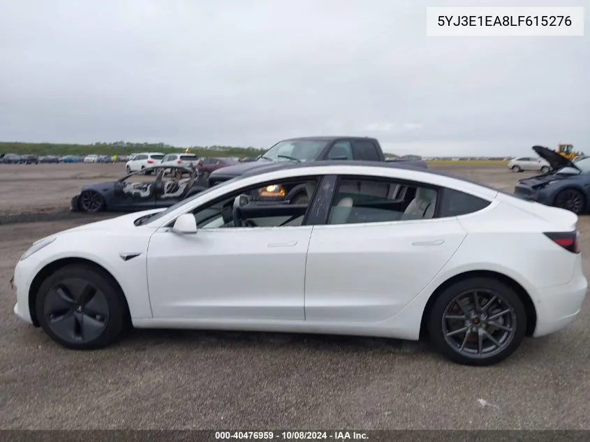 2020 Tesla Model 3 VIN: 5YJ3E1EA8LF615276 Lot: 40476959