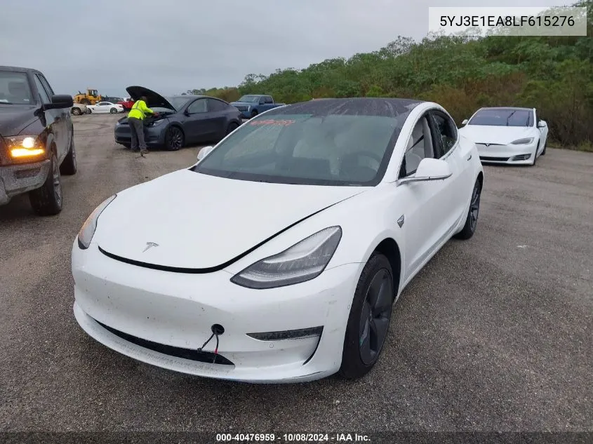 2020 Tesla Model 3 VIN: 5YJ3E1EA8LF615276 Lot: 40476959