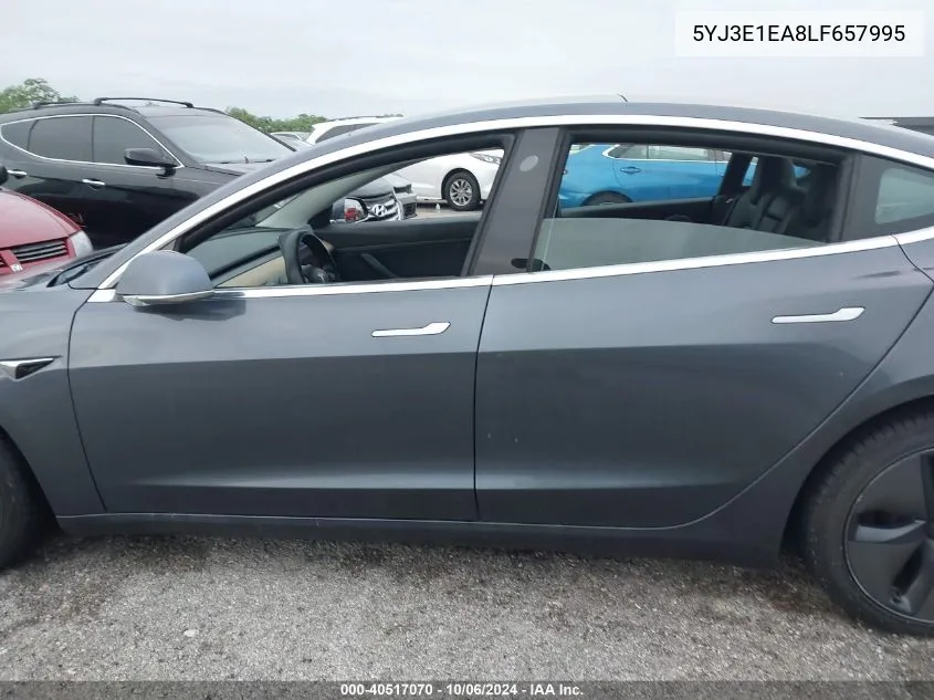 2020 Tesla Model 3 VIN: 5YJ3E1EA8LF657995 Lot: 40517070