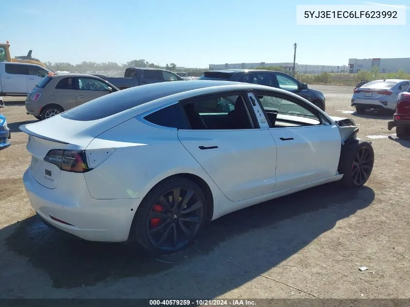 5YJ3E1EC6LF623992 2020 Tesla Model 3