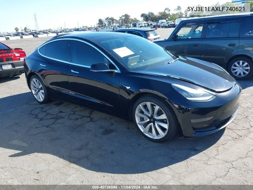 5YJ3E1EAXLF740621 2020 Tesla Model 3 Standard Range Plus Rear-Wheel Drive/Standard Range Rear-Wheel Drive