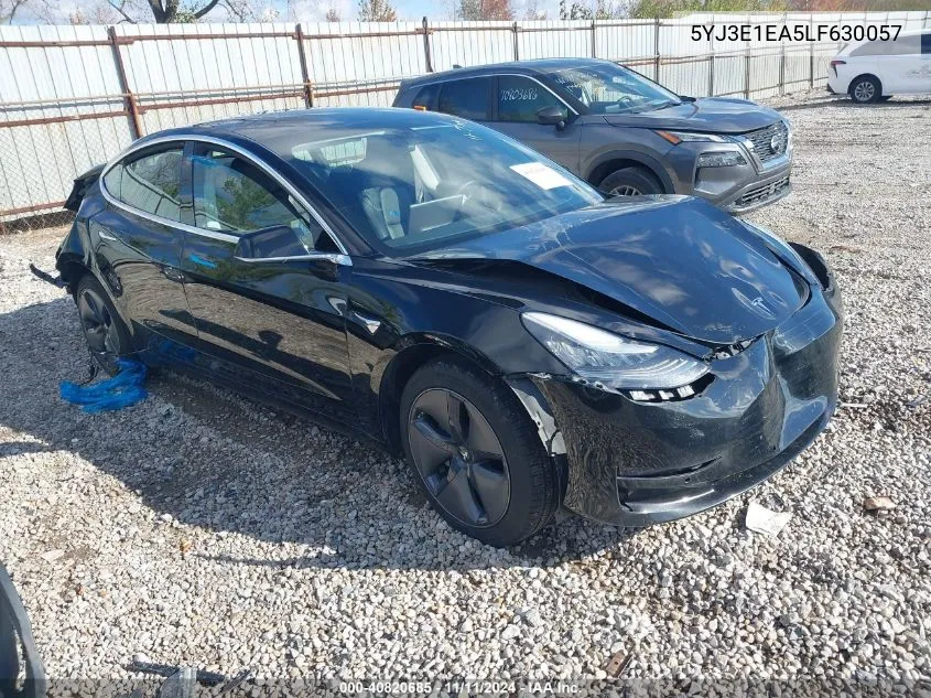 2020 Tesla Model 3 Standard Range Plus Rear-Wheel Drive/Standard Range Rear-Wheel Drive VIN: 5YJ3E1EA5LF630057 Lot: 40820685