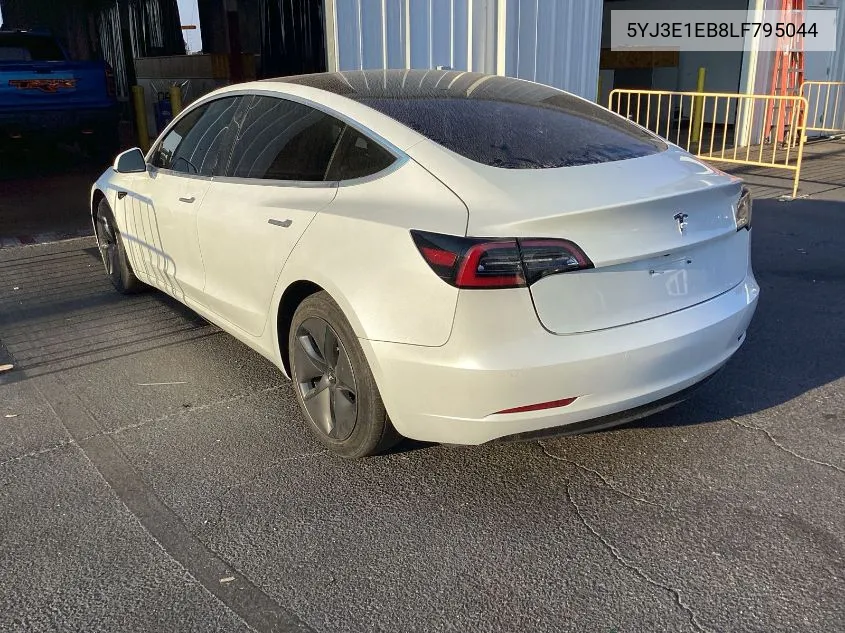 2020 Tesla Model 3 VIN: 5YJ3E1EB8LF795044 Lot: 40845130