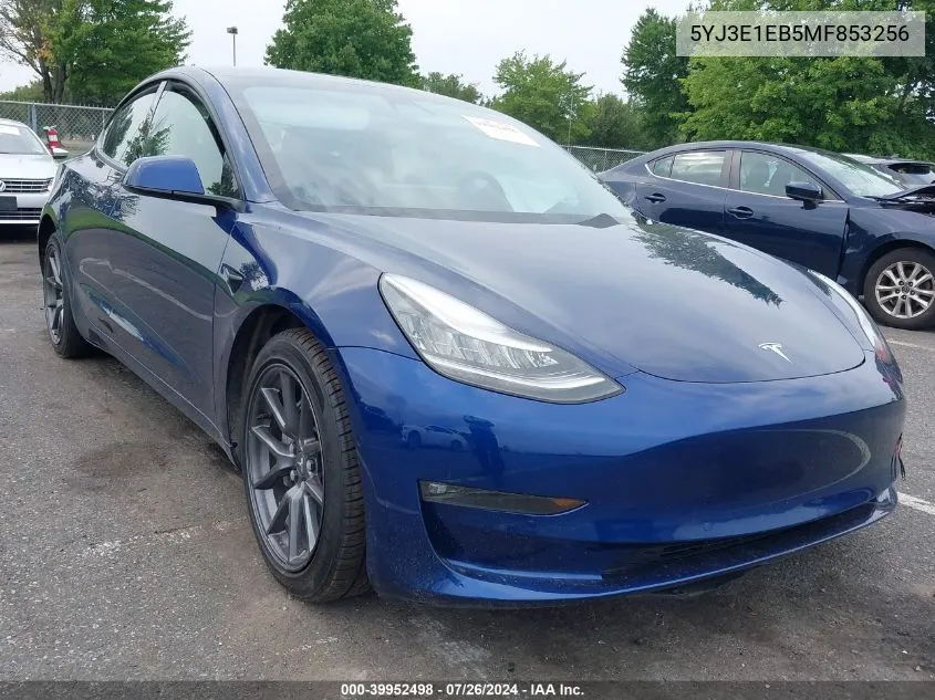 5YJ3E1EB5MF853256 2021 Tesla Model 3