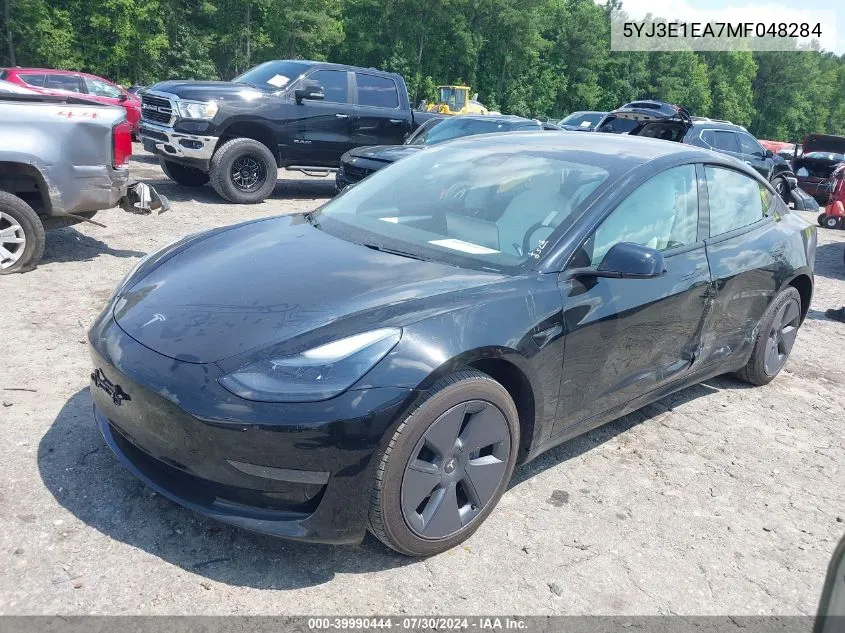 5YJ3E1EA7MF048284 2021 Tesla Model 3 Standard Range Plus Rear-Wheel Drive