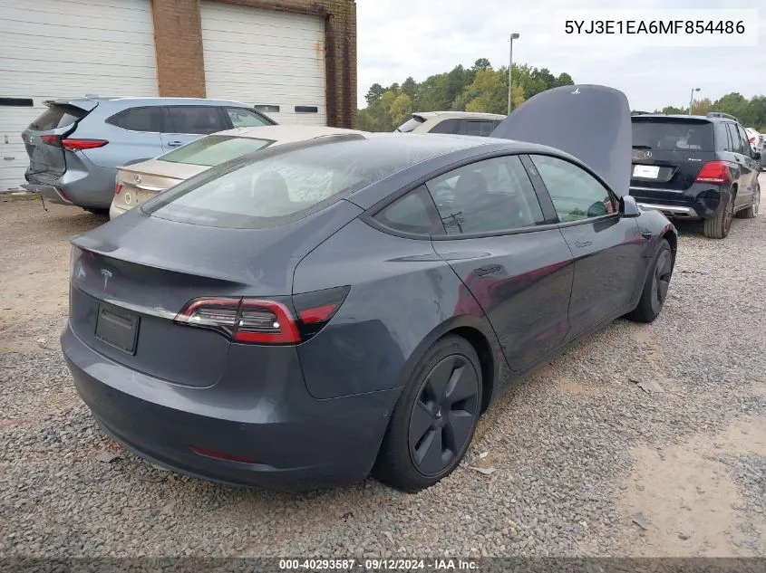 5YJ3E1EA6MF854486 2021 Tesla Model 3