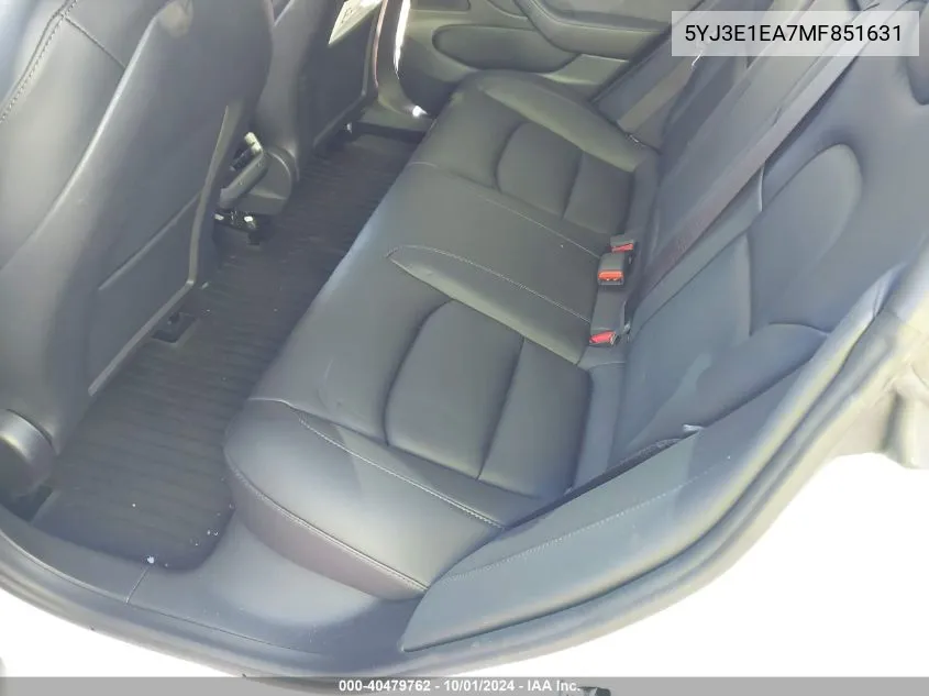 5YJ3E1EA7MF851631 2021 Tesla Model 3