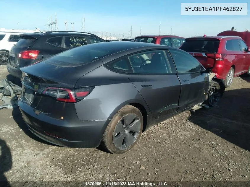 2023 Tesla Model 3 VIN: 5YJ3E1EA1PF462827 Lot: 11870966