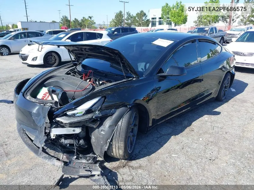 5YJ3E1EA2PF686575 2023 Tesla Model 3 Rear-Wheel Drive