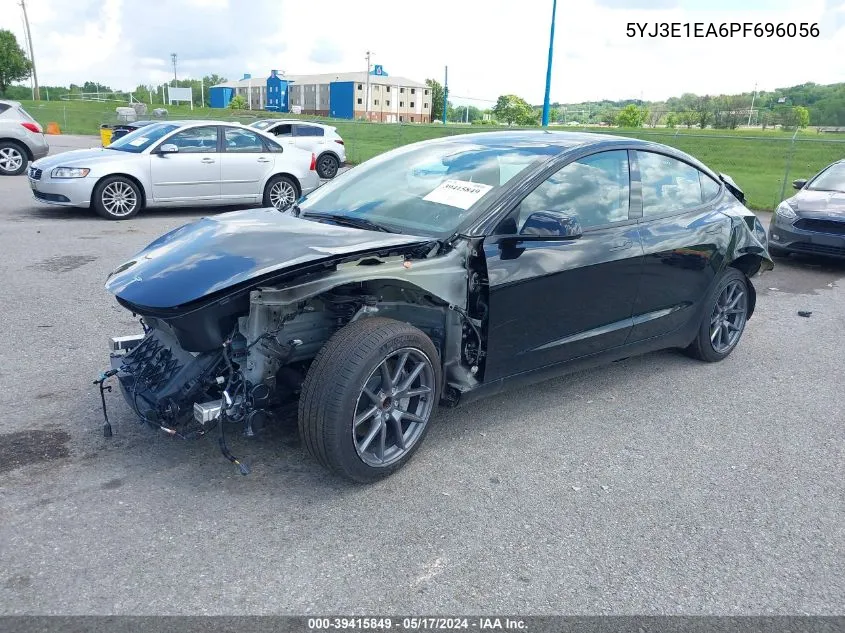 5YJ3E1EA6PF696056 2023 Tesla Model 3 Rear-Wheel Drive