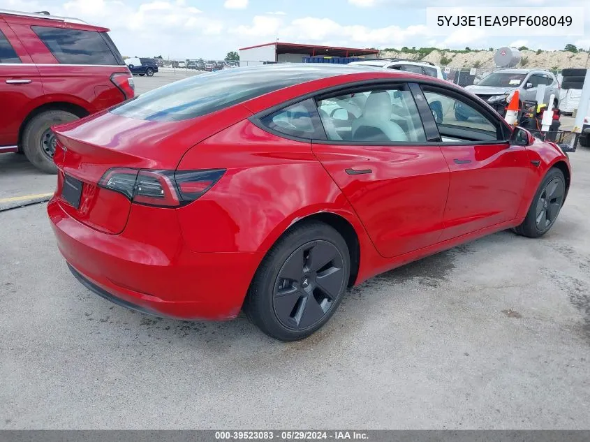 5YJ3E1EA9PF608049 2023 Tesla Model 3 Rear-Wheel Drive