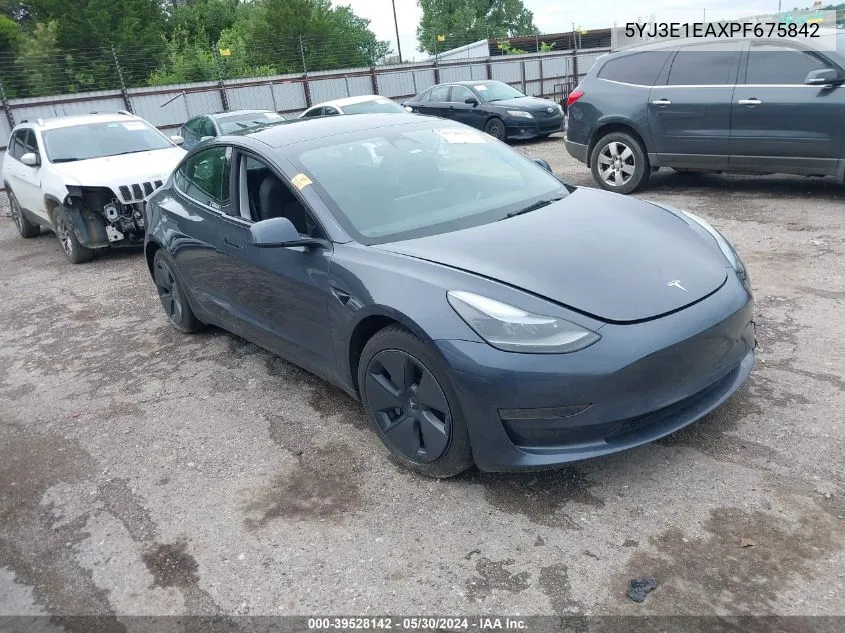 5YJ3E1EAXPF675842 2023 Tesla Model 3 Rear-Wheel Drive