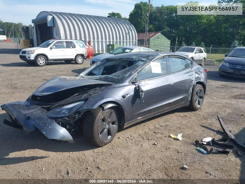 5YJ3E1EA5PF664957 2023 Tesla Model 3 Rear-Wheel Drive