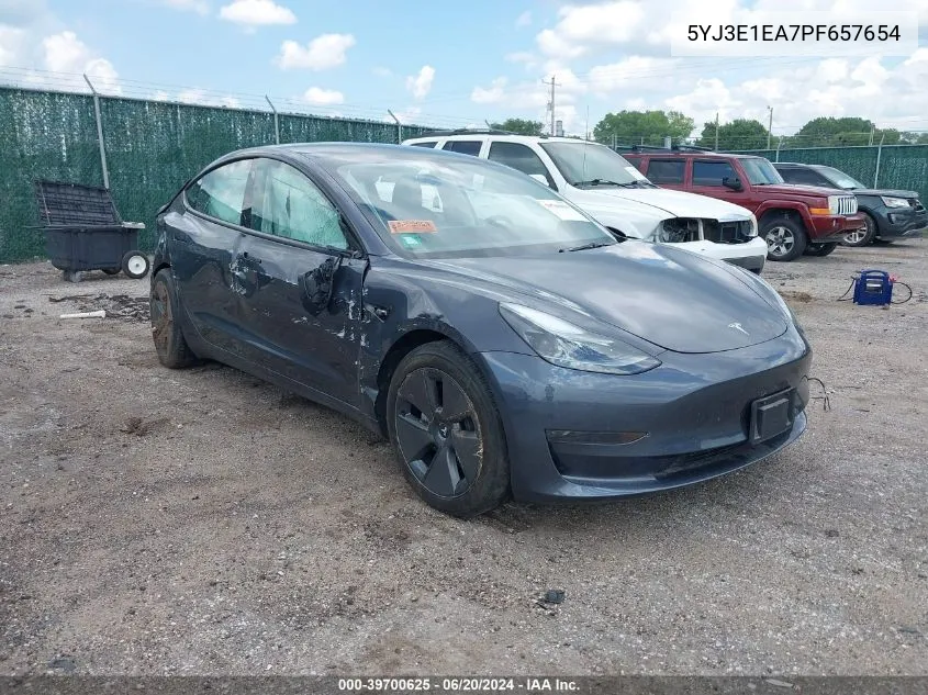 5YJ3E1EA7PF657654 2023 Tesla Model 3 Rear-Wheel Drive