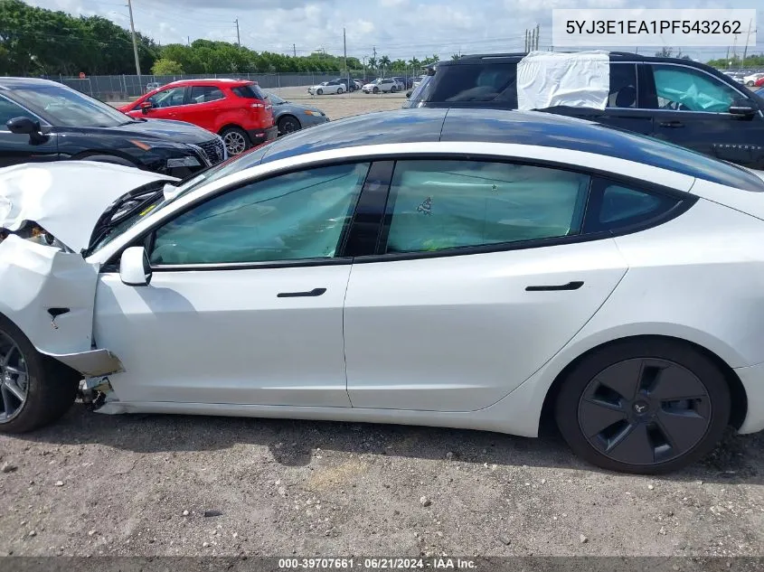 5YJ3E1EA1PF543262 2023 Tesla Model 3 Rear-Wheel Drive