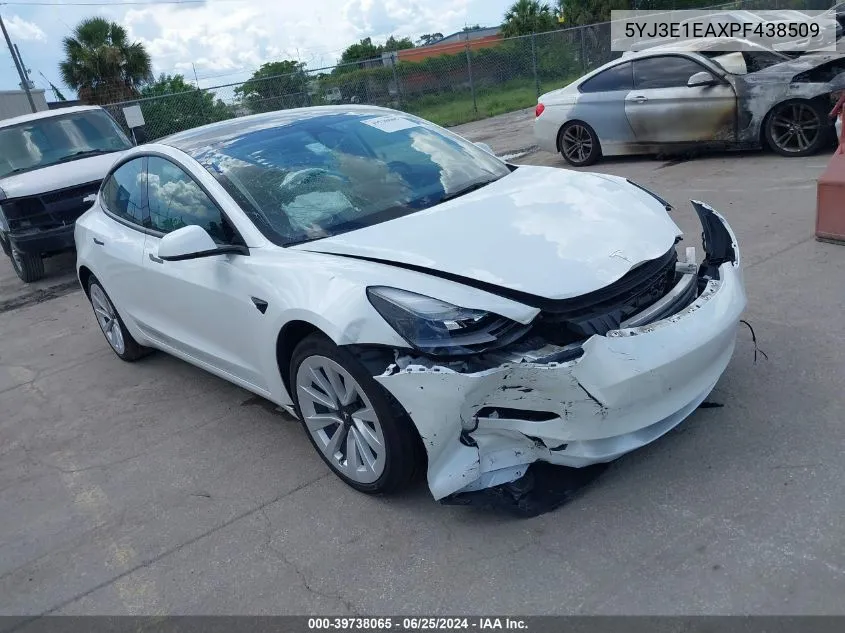 5YJ3E1EAXPF438509 2023 Tesla Model 3 Rear-Wheel Drive