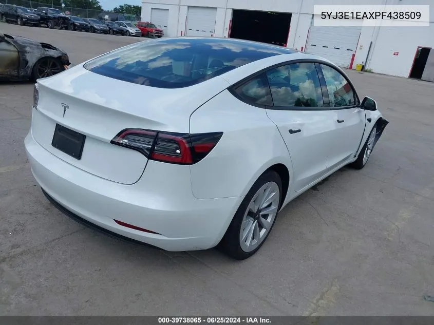 5YJ3E1EAXPF438509 2023 Tesla Model 3 Rear-Wheel Drive