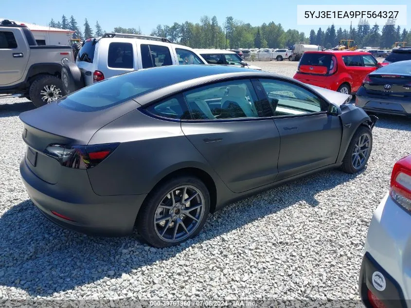 5YJ3E1EA9PF564327 2023 Tesla Model 3 Rear-Wheel Drive