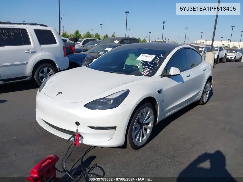 5YJ3E1EA1PF513405 2023 Tesla Model 3 Rear-Wheel Drive