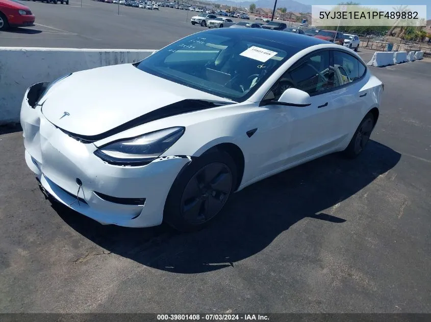 5YJ3E1EA1PF489882 2023 Tesla Model 3 Rear-Wheel Drive