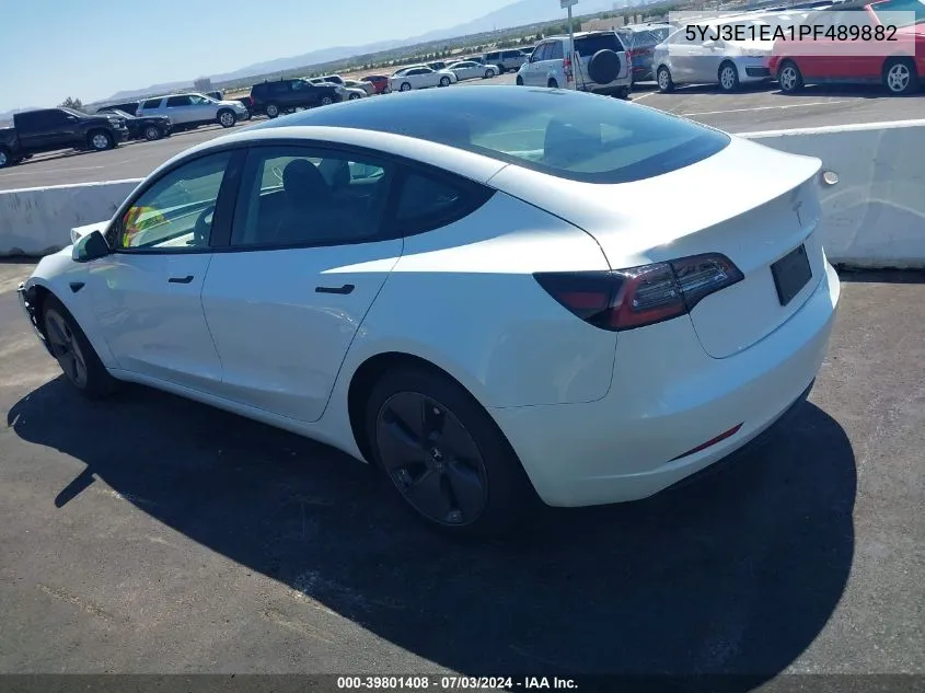 5YJ3E1EA1PF489882 2023 Tesla Model 3 Rear-Wheel Drive