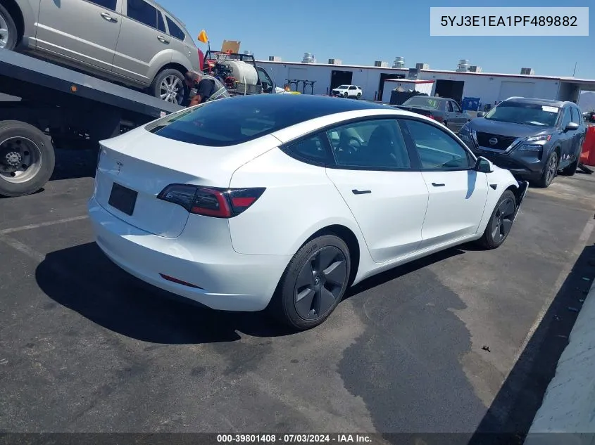 5YJ3E1EA1PF489882 2023 Tesla Model 3 Rear-Wheel Drive