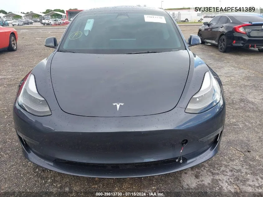 2023 Tesla Model 3 Rear-Wheel Drive VIN: 5YJ3E1EA4PF541389 Lot: 39813730