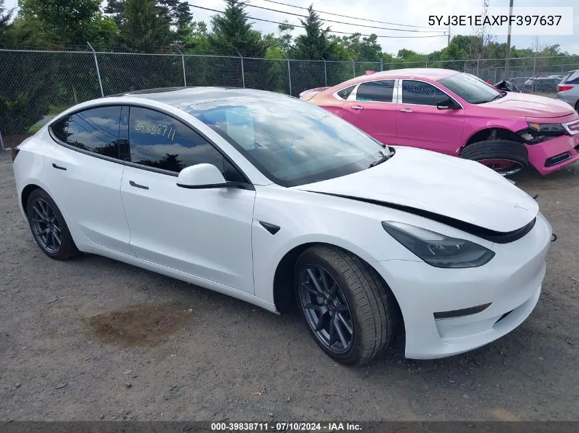 5YJ3E1EAXPF397637 2023 Tesla Model 3 Rear-Wheel Drive