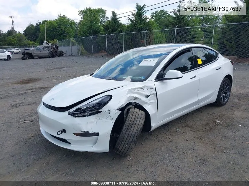 5YJ3E1EAXPF397637 2023 Tesla Model 3 Rear-Wheel Drive