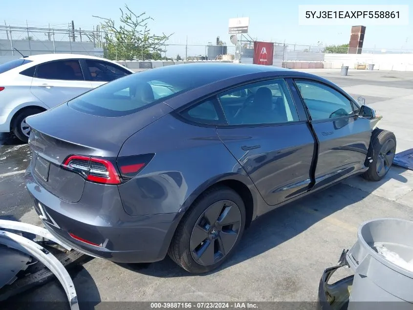 5YJ3E1EAXPF558861 2023 Tesla Model 3 Rear-Wheel Drive