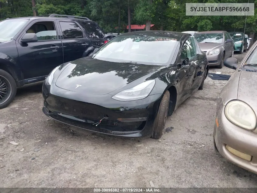 5YJ3E1EA8PF596668 2023 Tesla Model 3 Rear-Wheel Drive