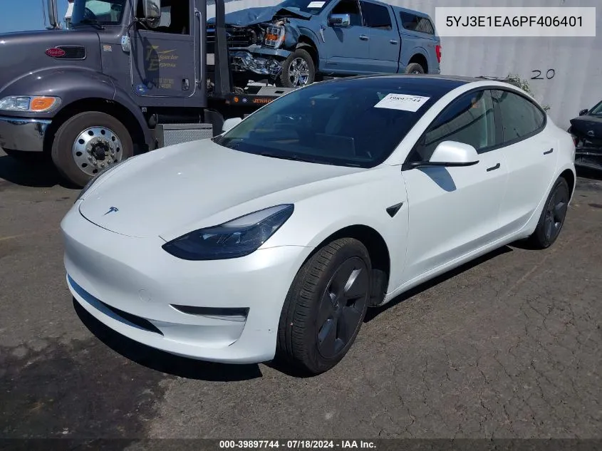 5YJ3E1EA6PF406401 2023 Tesla Model 3 Rear-Wheel Drive