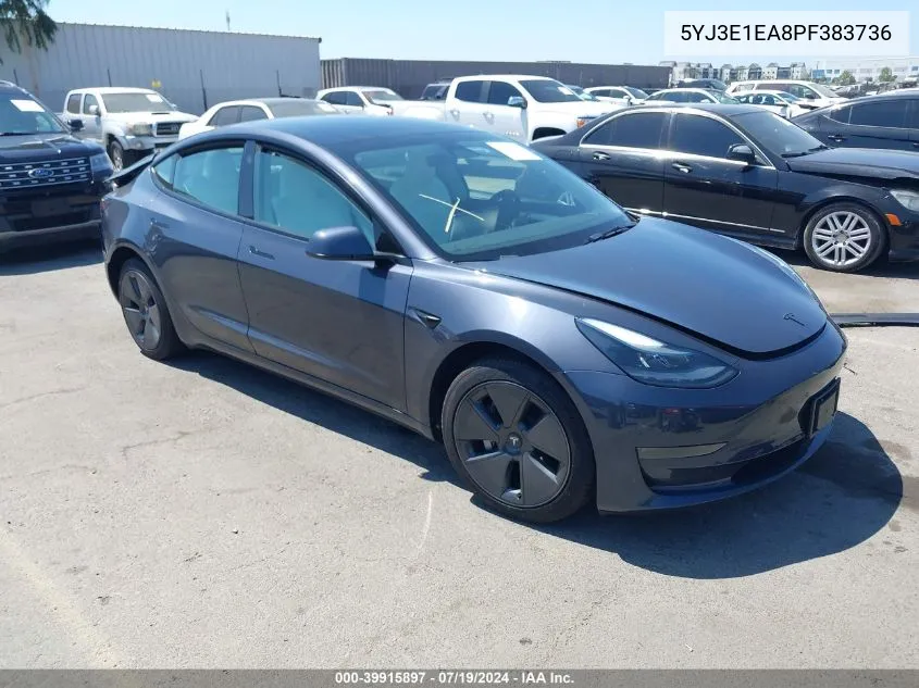 5YJ3E1EA8PF383736 2023 Tesla Model 3 Rear-Wheel Drive