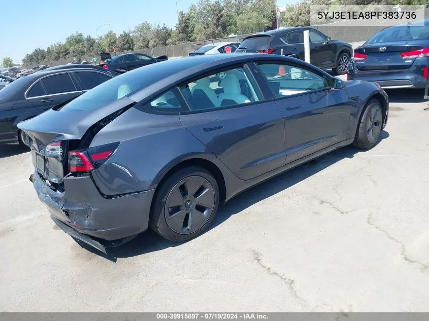 5YJ3E1EA8PF383736 2023 Tesla Model 3 Rear-Wheel Drive